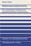 Cover: Modernisierungsforschung - VS Verlag f&uuml;r Sozialwissenschaften