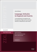 Cover: Language Attitudes in England and Austria - Franz Steiner Verlag