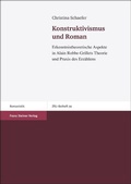 Cover: Konstruktivismus und Roman - Franz Steiner Verlag