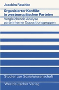 Cover: Organisierter Konflikt in westeurop&auml;ischen Parteien - VS Verlag f&uuml;r Sozialwissenschaften