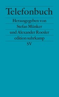 Cover: Telefonbuch - Suhrkamp