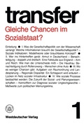 Cover: Gleiche Chancen im Sozialstaat? - VS Verlag f&uuml;r Sozialwissenschaften