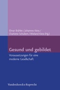 Cover: Gesund und gebildet - Vandenhoeck & Ruprecht