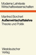 Cover: Au&szlig;enwirtschaftslehre - VS Verlag f&uuml;r Sozialwissenschaften