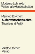 Cover: Au&szlig;enwirtschaftslehre - VS Verlag f&uuml;r Sozialwissenschaften