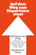 Cover: Auf dem Weg zum Einparteienstaat - VS Verlag f&uuml;r Sozialwissenschaften
