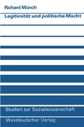 Cover: Legitimit&auml;t und politische Macht - VS Verlag f&uuml;r Sozialwissenschaften