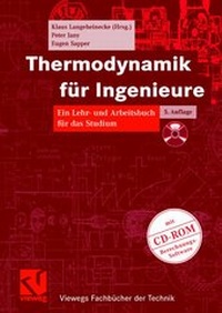Bild vergrößern Bild: Thermodynamik für Ingenieure - Vieweg+Teubner Verlag