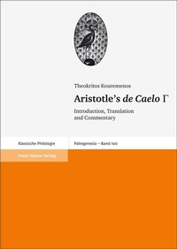 Abbildung von: Aristotle's "de Caelo" III - Franz Steiner Verlag