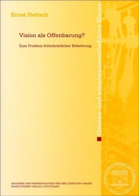 Enlarge image Cover: Vision als Offenbarung? - Franz Steiner Verlag