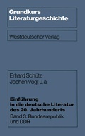 Cover: Einf&uuml;hrung in die deutsche Literatur des 20. Jahrhunderts - VS Verlag f&uuml;r Sozialwissenschaften