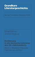 Cover: Einf&uuml;hrung in die deutsche Literatur des 20. Jahrhunderts - VS Verlag f&uuml;r Sozialwissenschaften