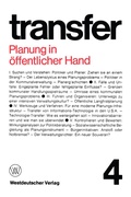 Cover: Planung in &ouml;ffentlicher Hand - VS Verlag f&uuml;r Sozialwissenschaften