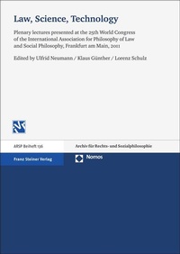Enlarge image Cover: Law, Science, Technology - Franz Steiner Verlag