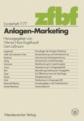Cover: Anlagen-Marketing - VS Verlag f&uuml;r Sozialwissenschaften
