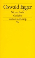 Cover: Nichts, das ist - Suhrkamp