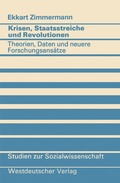 Cover: Krisen, Staatsstreiche und Revolutionen - VS Verlag f&uuml;r Sozialwissenschaften