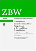 Cover: Mathematisch-naturwissenschaftliche Kompetenzen in der beruflichen Erstausbildung - Franz Steiner Verlag