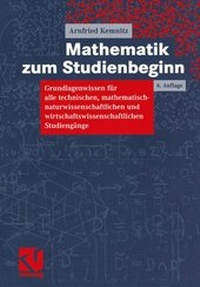 Enlarge image Cover: Mathematik zum Studienbeginn - Vieweg+Teubner Verlag