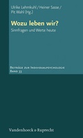 Cover: Wozu leben wir? - Vandenhoeck & Ruprecht