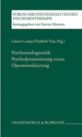 Cover: Psychosendiagnostik: Psychodynamisierung versus Operationalisierung - Vandenhoeck & Ruprecht