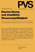 Cover: Raumordnung und staatliche Steuerungsf&auml;higkeit - VS Verlag f&uuml;r Sozialwissenschaften