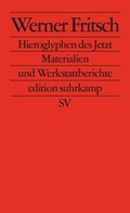 Cover: Hieroglyphen des Jetzt - Suhrkamp