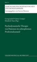 Cover: Psychodynamische Therapie von Patienten im schizophrenen Prodromalzustand - Vandenhoeck & Ruprecht