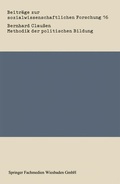 Cover: Methodik der politischen Bildung - VS Verlag f&uuml;r Sozialwissenschaften