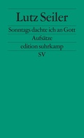 Cover: Sonntags dachte ich an Gott - Suhrkamp