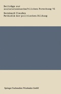 Cover: Methodik der politischen Bildung - VS Verlag f&uuml;r Sozialwissenschaften
