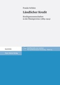 Cover: L&auml;ndlicher Kredit - Franz Steiner Verlag