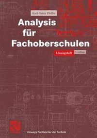 Enlarge image Cover: Analysis für Fachoberschulen - Vieweg+Teubner Verlag