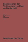 Cover: Rechtsformen der Verflechtung von Staat und Wirtschaft - VS Verlag f&uuml;r Sozialwissenschaften