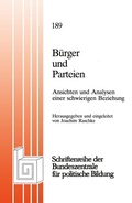 Cover: B&uuml;rger und Parteien - VS Verlag f&uuml;r Sozialwissenschaften