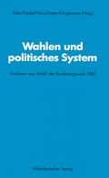 Cover: Wahlen und politisches System - VS Verlag f&uuml;r Sozialwissenschaften
