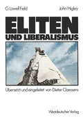 Cover: Eliten und Liberalismus - VS Verlag f&uuml;r Sozialwissenschaften