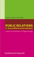 Cover: Public Relations in Gesundheitsunternehmen - Vandenhoeck & Ruprecht