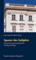 Cover: Spuren des Subjekts - Vandenhoeck & Ruprecht