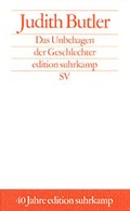 Cover: Das Unbehagen der Geschlechter - Suhrkamp