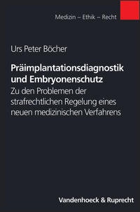 Abbildung von: Präimplantationsdiagnostik und Embryonenschutz - Vandenhoeck & Ruprecht