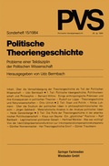 Cover: Politische Theoriengeschichte - VS Verlag f&uuml;r Sozialwissenschaften