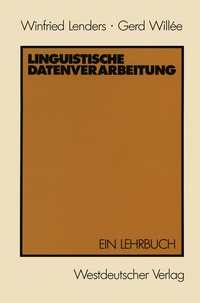 Abbildung von: Linguistische Datenverarbeitung - VS Verlag für Sozialwissenschaften