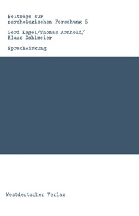 Abbildung von: Sprachwirkung - VS Verlag für Sozialwissenschaften