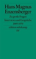 Cover: Zu gro&szlig;e Fragen - Suhrkamp
