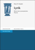 Cover: Lyrik - Franz Steiner Verlag