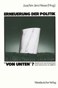 Cover: Erneuerung der Politik "von unten"? - VS Verlag f&uuml;r Sozialwissenschaften