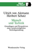 Cover: Mensch und Technik - VS Verlag f&uuml;r Sozialwissenschaften