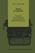 Cover: Arbeit an Sprache - VS Verlag f&uuml;r Sozialwissenschaften