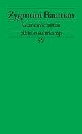 Cover: Gemeinschaften - Suhrkamp